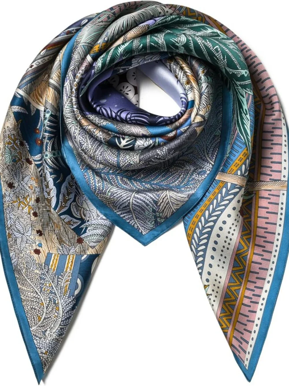 Luxurious 100% Pure Mulberry Silk Scarf - Large 35